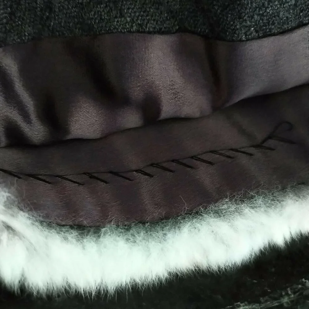 Custom Made Monaco Genuine Ermine Fur Après-ski Jacket Coact 38 6 M - Picture 9 of 10